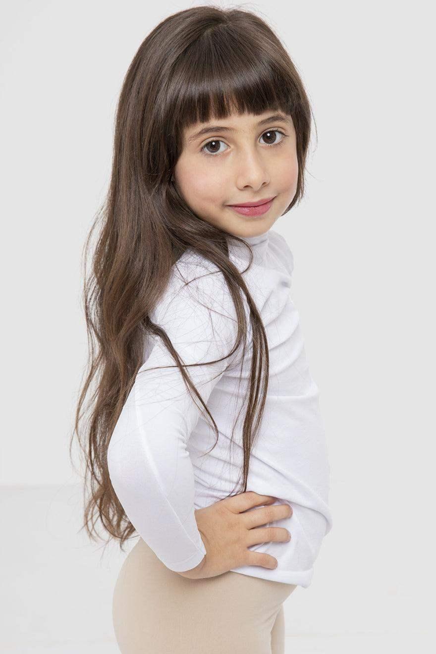 Girly Microfiber High Neck Top - Carina - كارينا