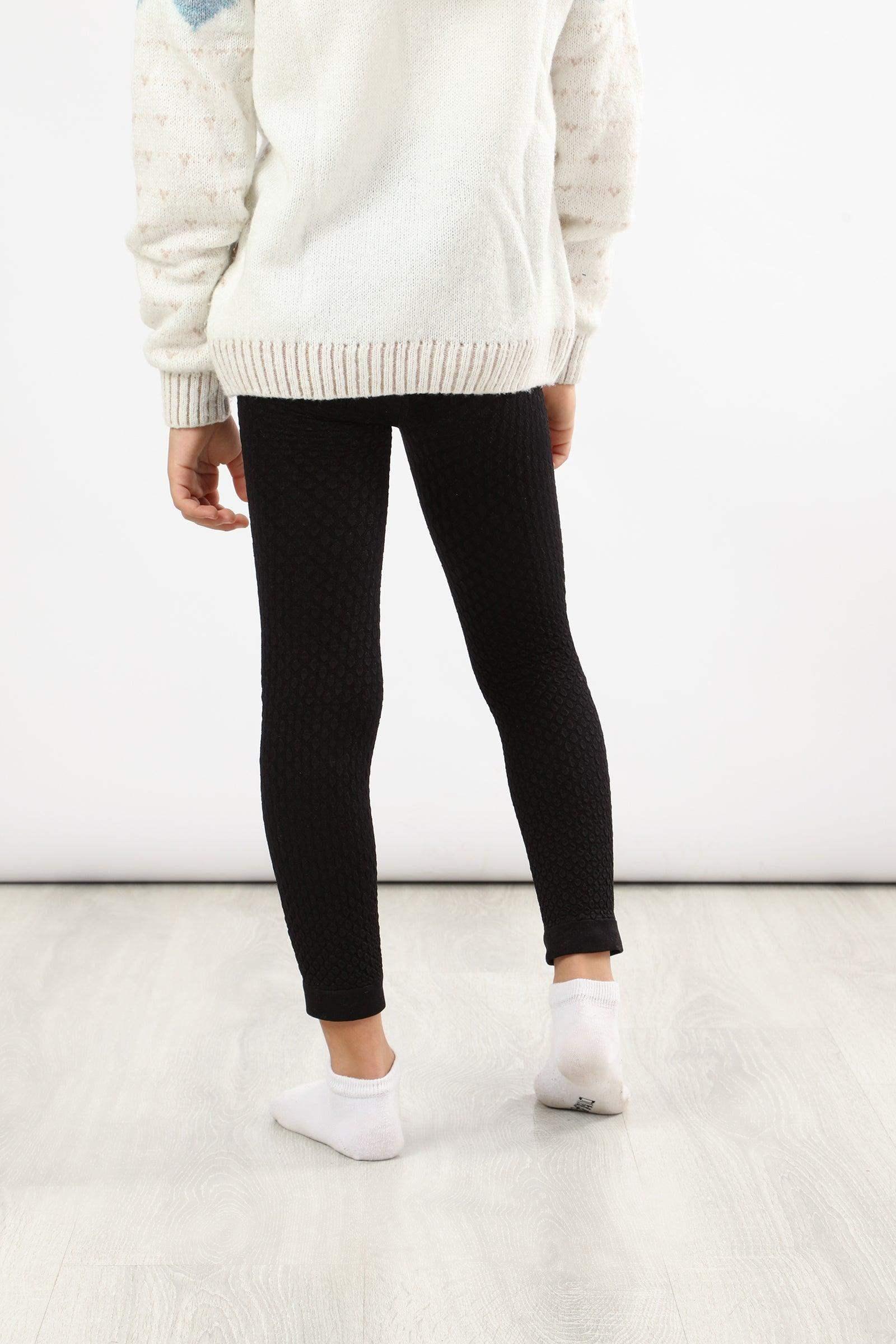 Girly Warm Pattern Legging - Carina - كارينا