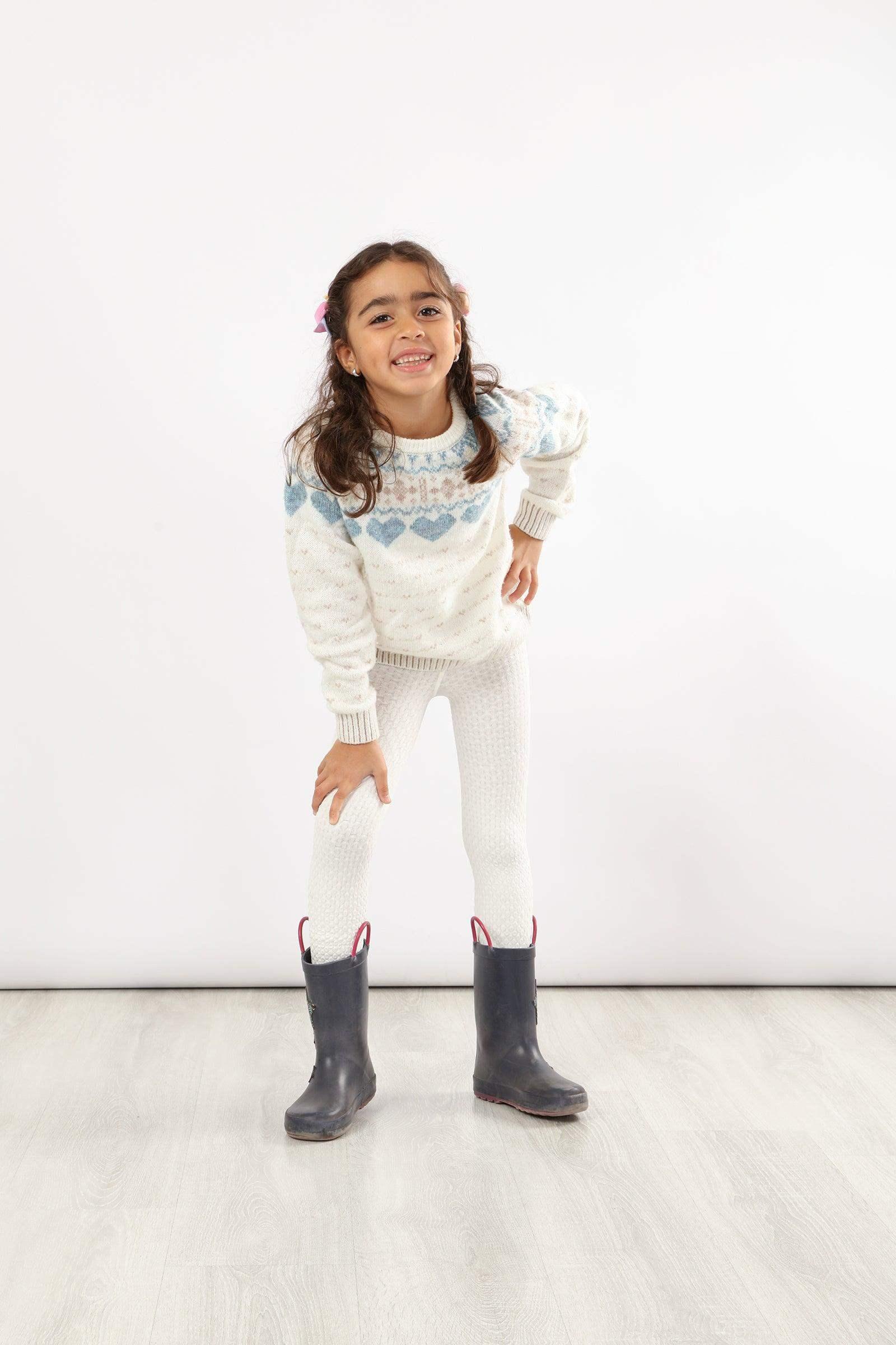 Girly Warm Pattern Legging - Carina - كارينا