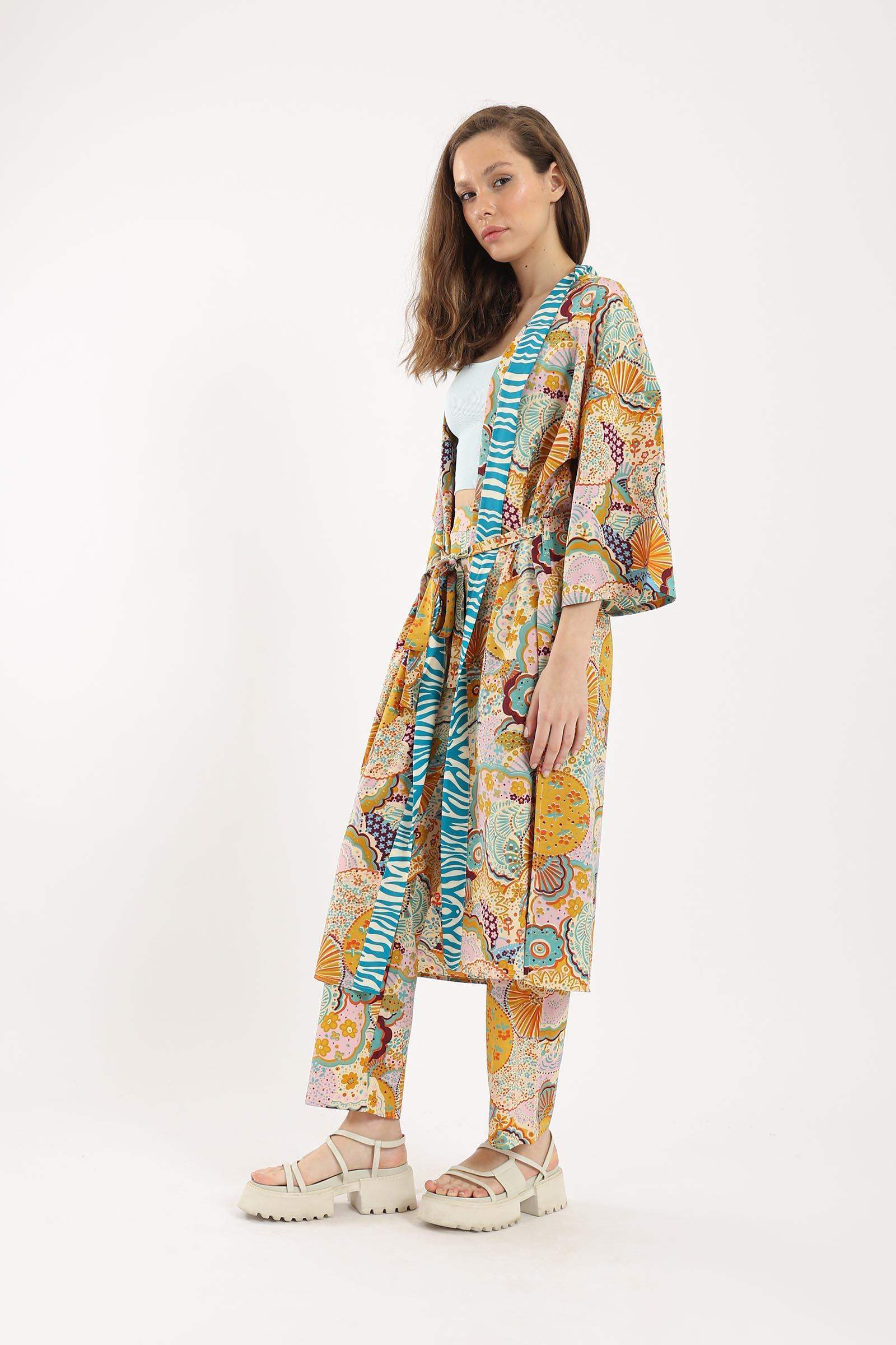 Long Sleeve Kimono - Carina - كارينا