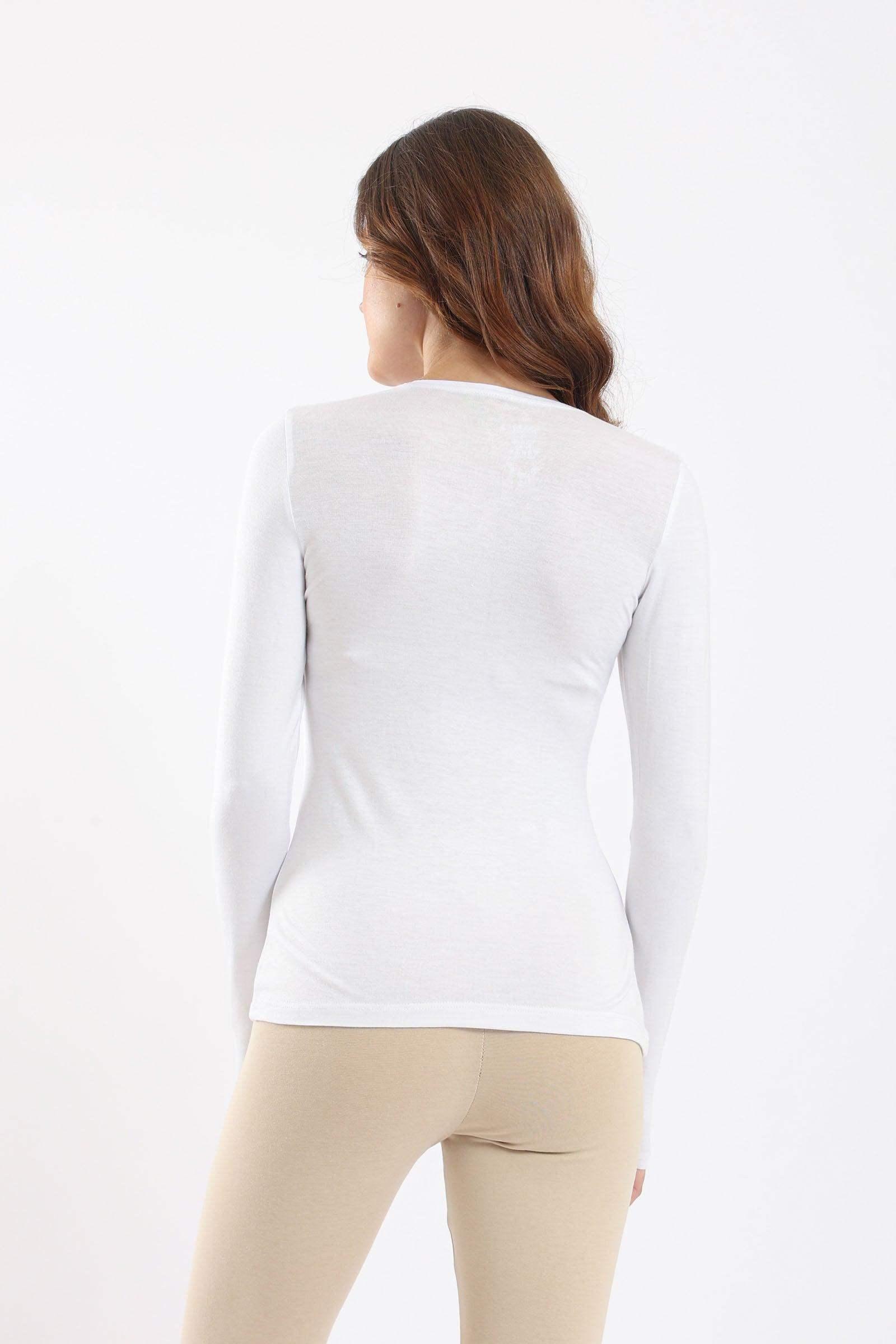 Long Sleeves Viscose Top - Carina - كارينا