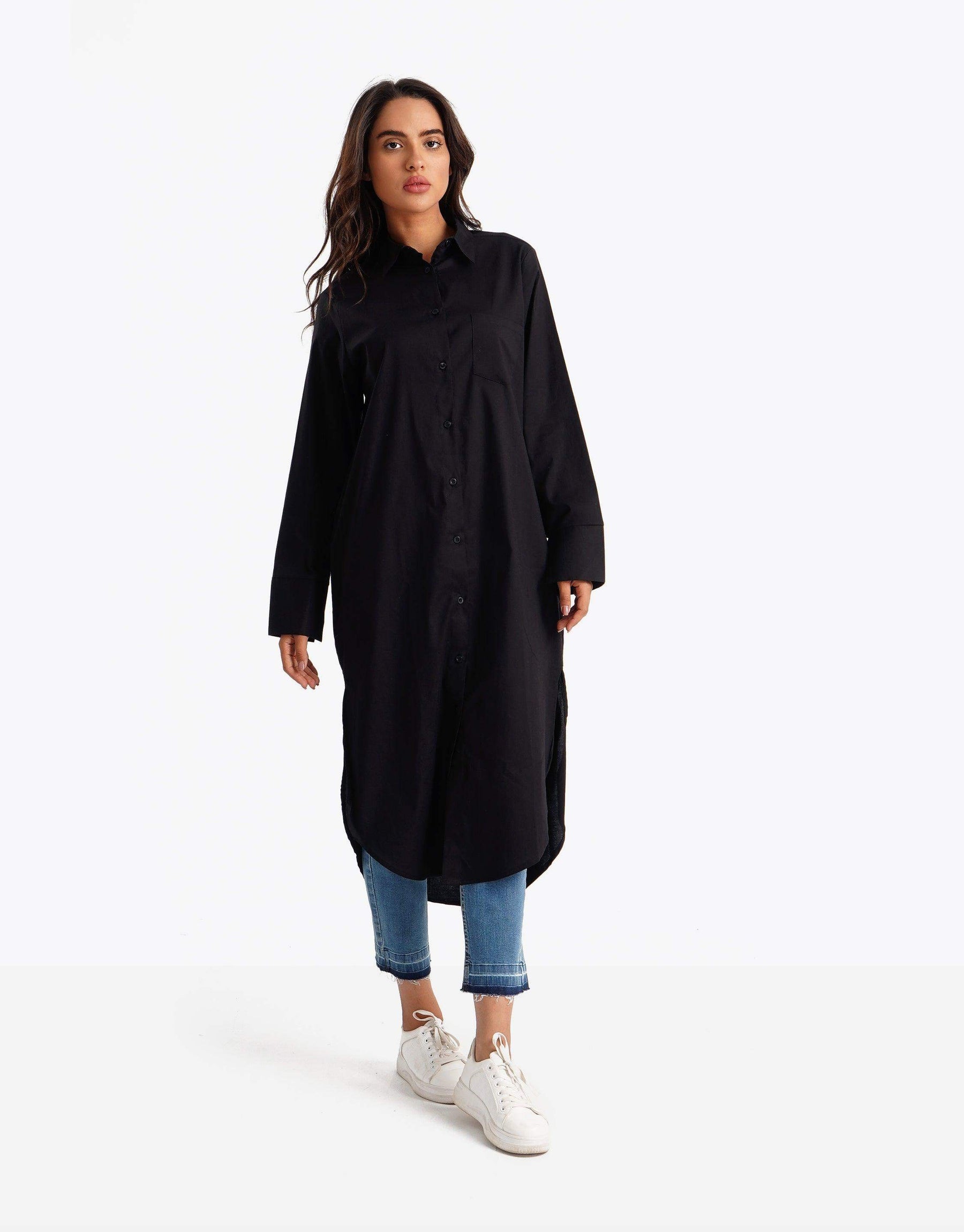 Loose Fit Shirt Dress - Carina - كارينا