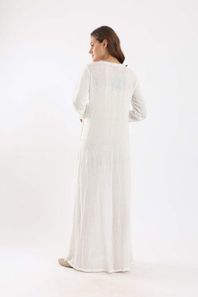 Maxi Embroidered Dress - Carina - كارينا