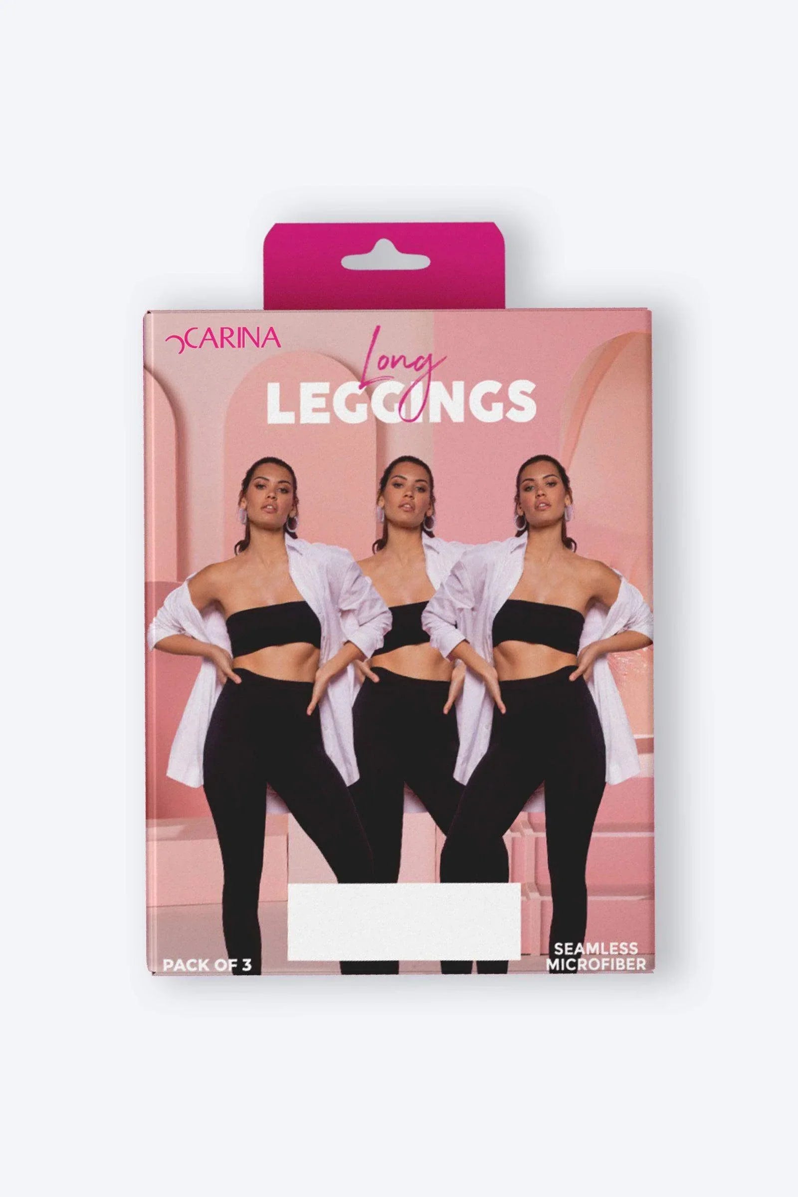 Microfiber Leggings (Pack of 3) - Carina - كارينا