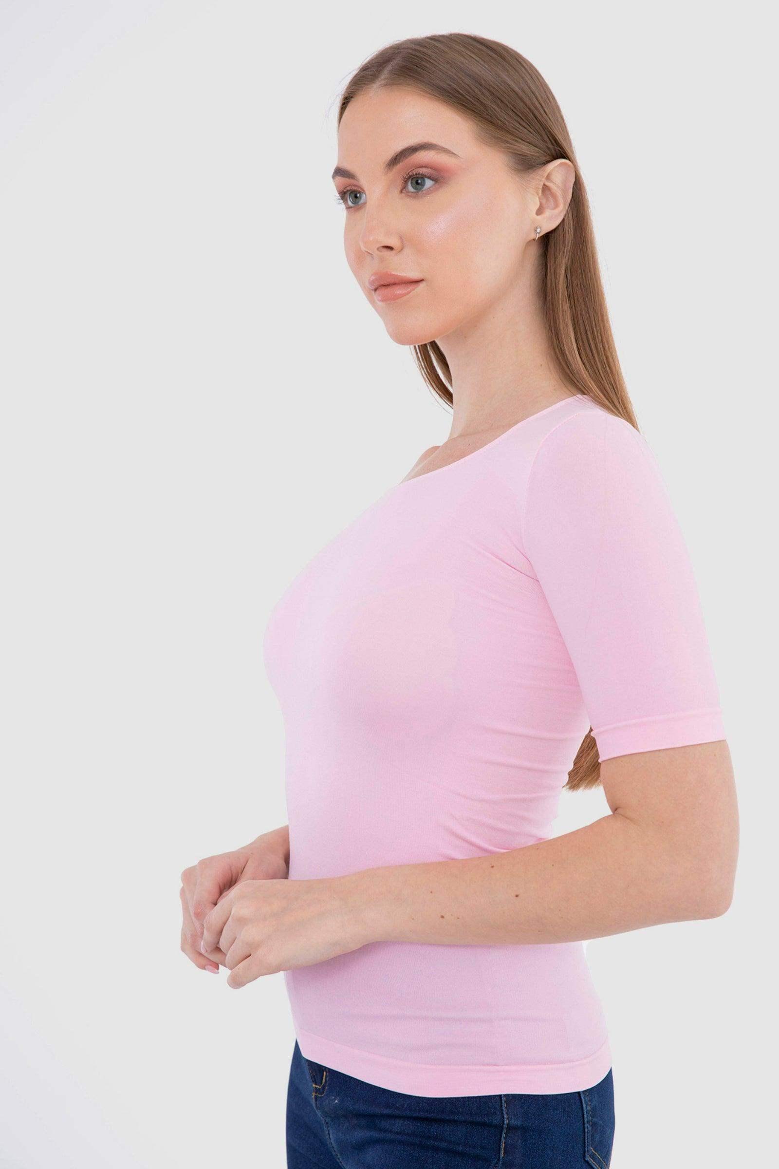 Microfiber Short Sleeve Top - Carina - كارينا