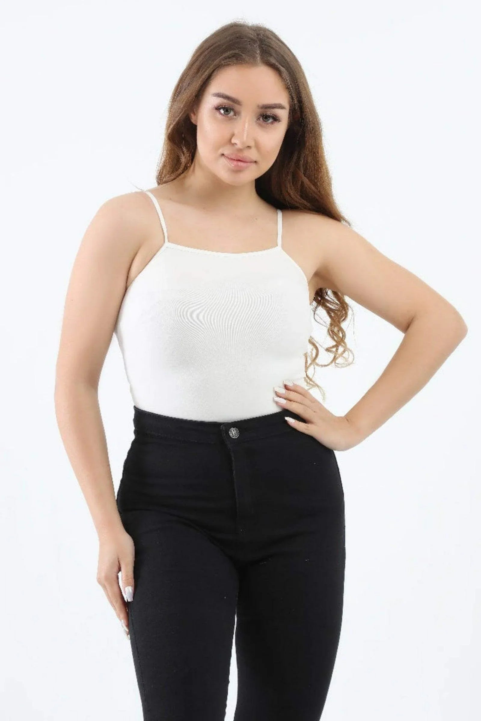 Microfiber Slip On Tank Top - Carina - كارينا