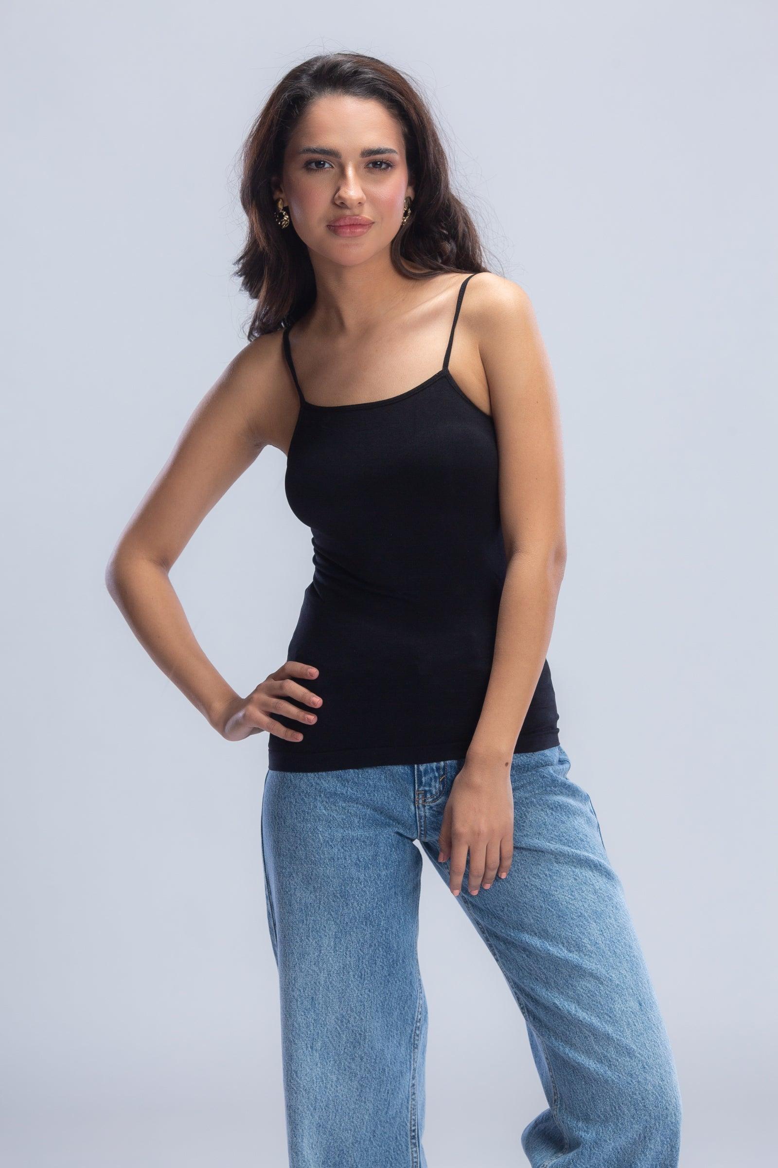 Microfiber Slip On Tank Top - Carina - كارينا