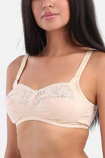 Non-Padded Bra with Lace - Carina - كارينا