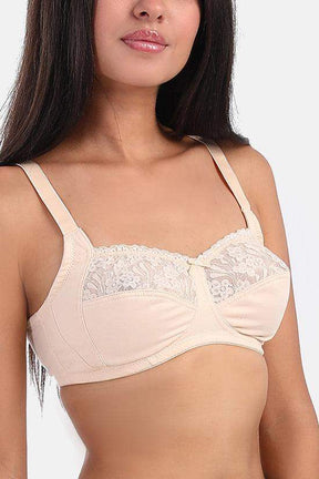 Non-Padded Bra with Lace - Carina - كارينا