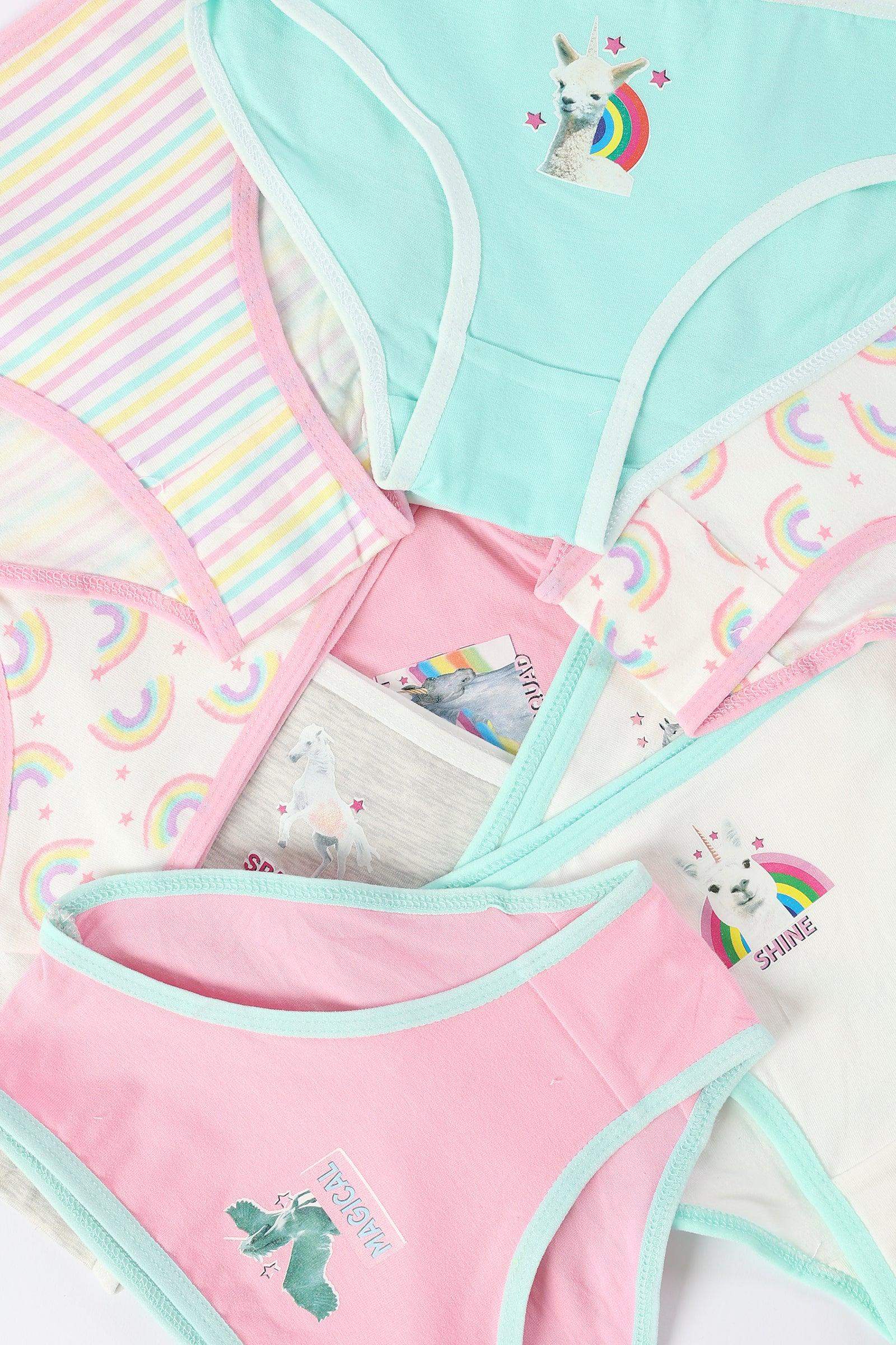 Pack of 10 Girly Brief Panties - Carina - كارينا