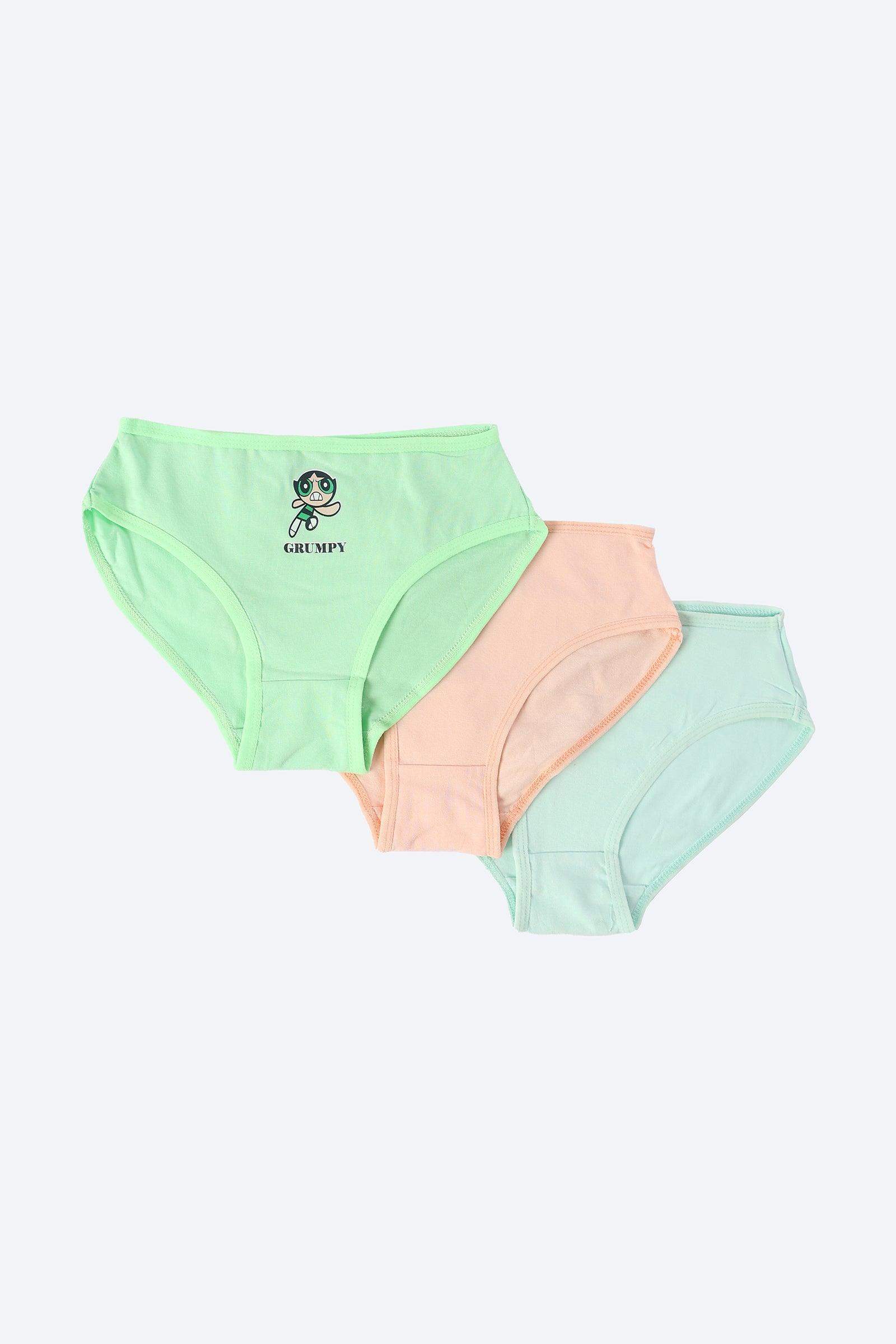 3 Packs Toddler Little Girls Cotton Underwear Briefs Kids Panties