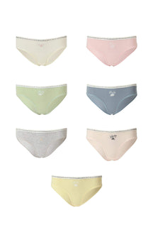 Pack Of 7 Bikini Panties For Women - Carina - كارينا