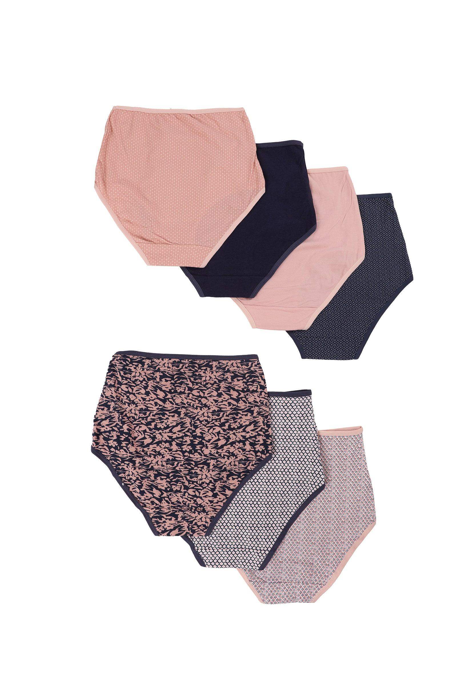 Pack of 7 Colored Full Brief - Carina - كارينا