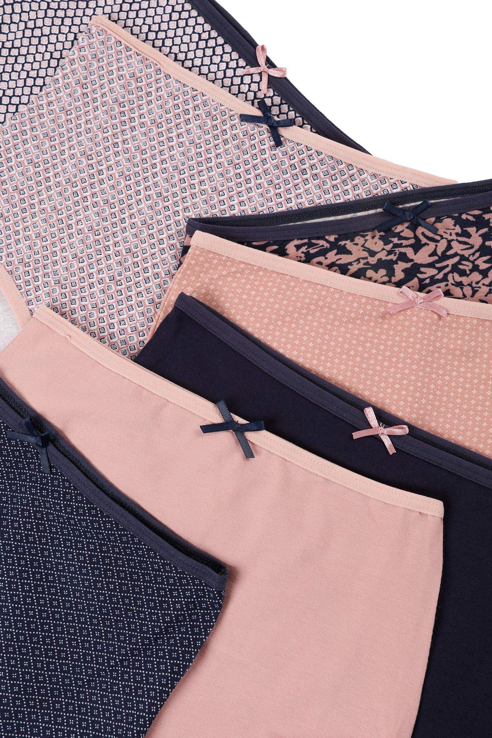 Pack of 7 Colored Full Brief - Carina - كارينا