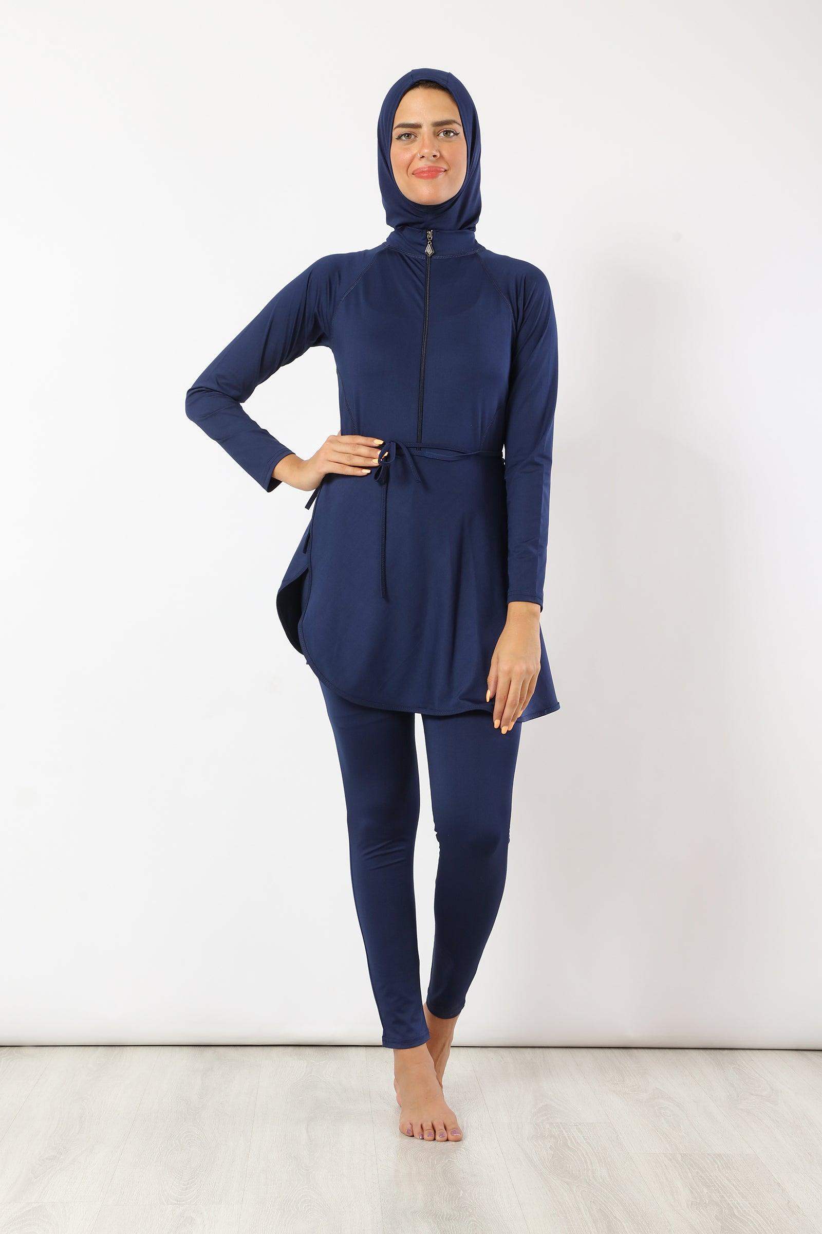 Plain Modest Swimming Suit - Carina - كارينا