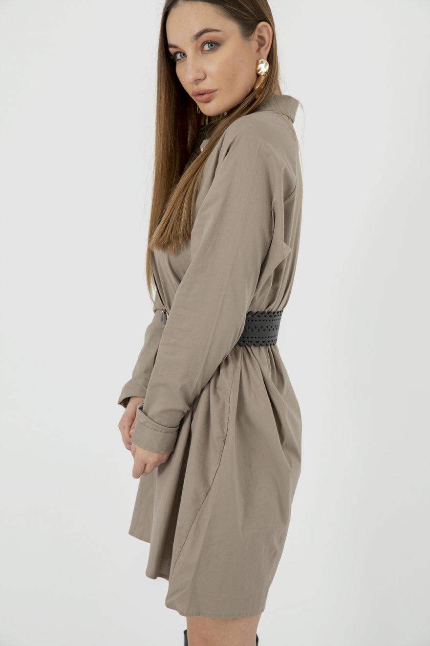 Plain Shirt with Collar - Carina - كارينا