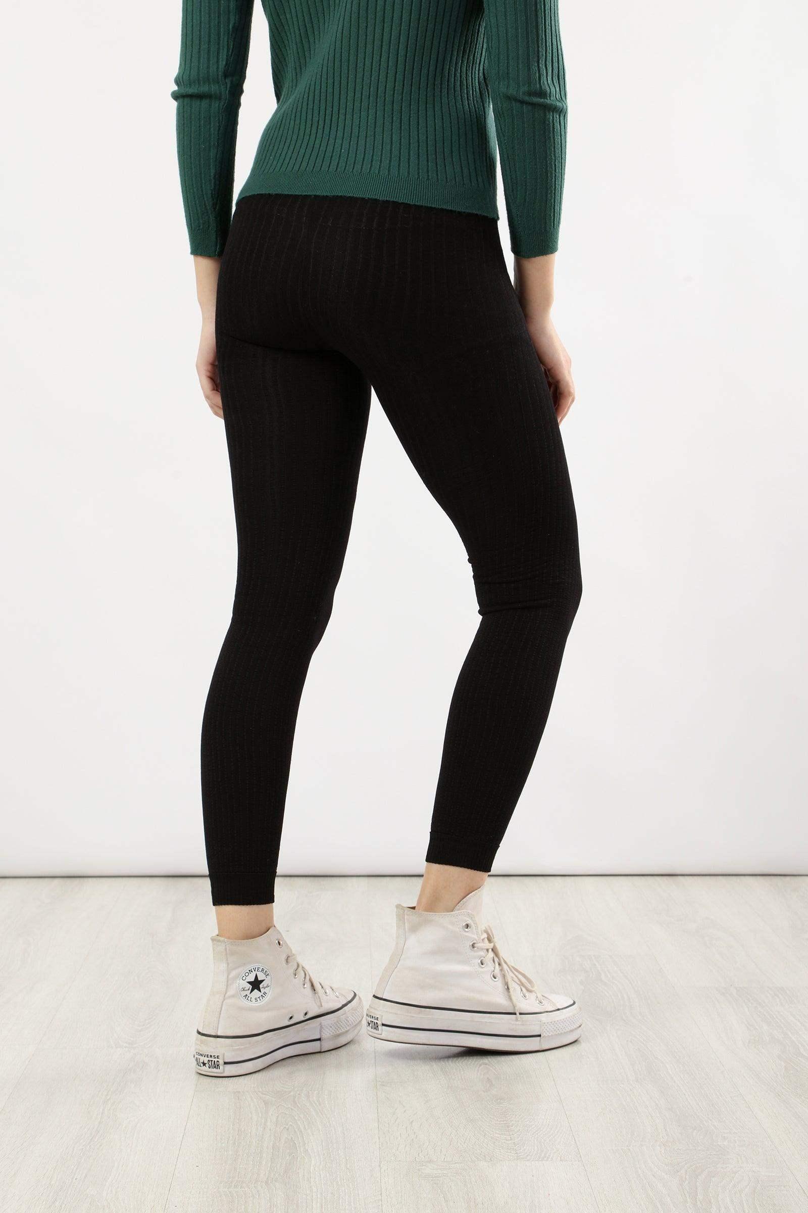 Ribbed High Rise Leggings - Carina - كارينا