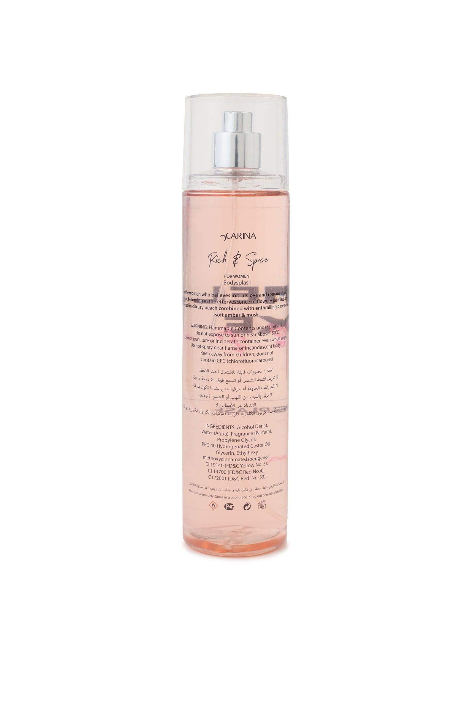 Rich & Spice Body Splash - 250ml - Carina - كارينا