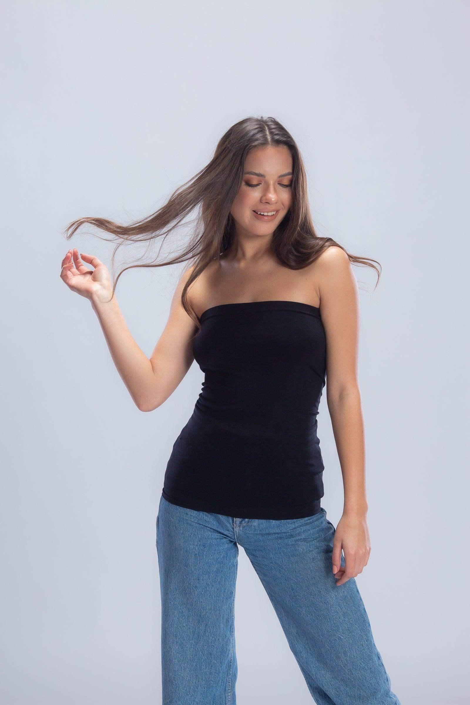 Seamless Strapless Tank Top - Carina - كارينا