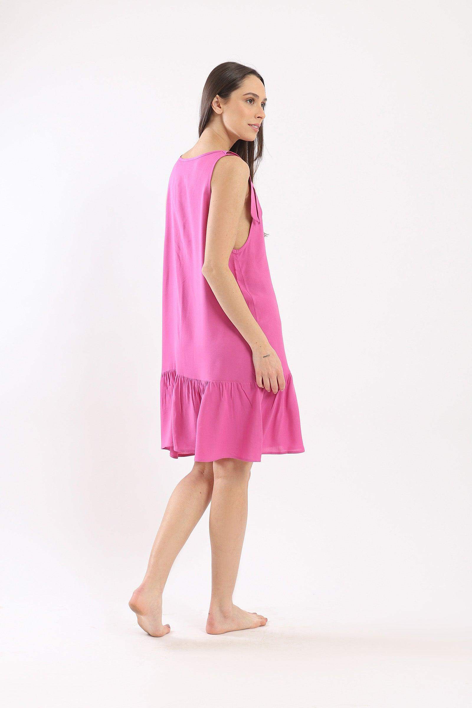Tiered Sleeveless Nightgown - Carina - كارينا
