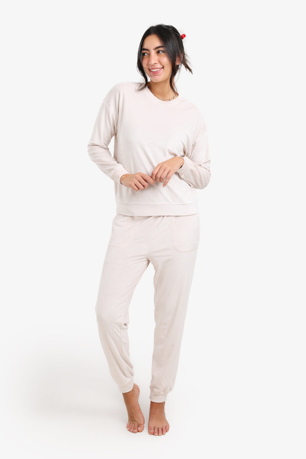 Round Neck Pyjama Set