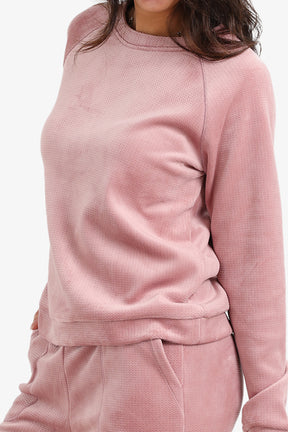 طقم بيجامة بنقشة بارزة