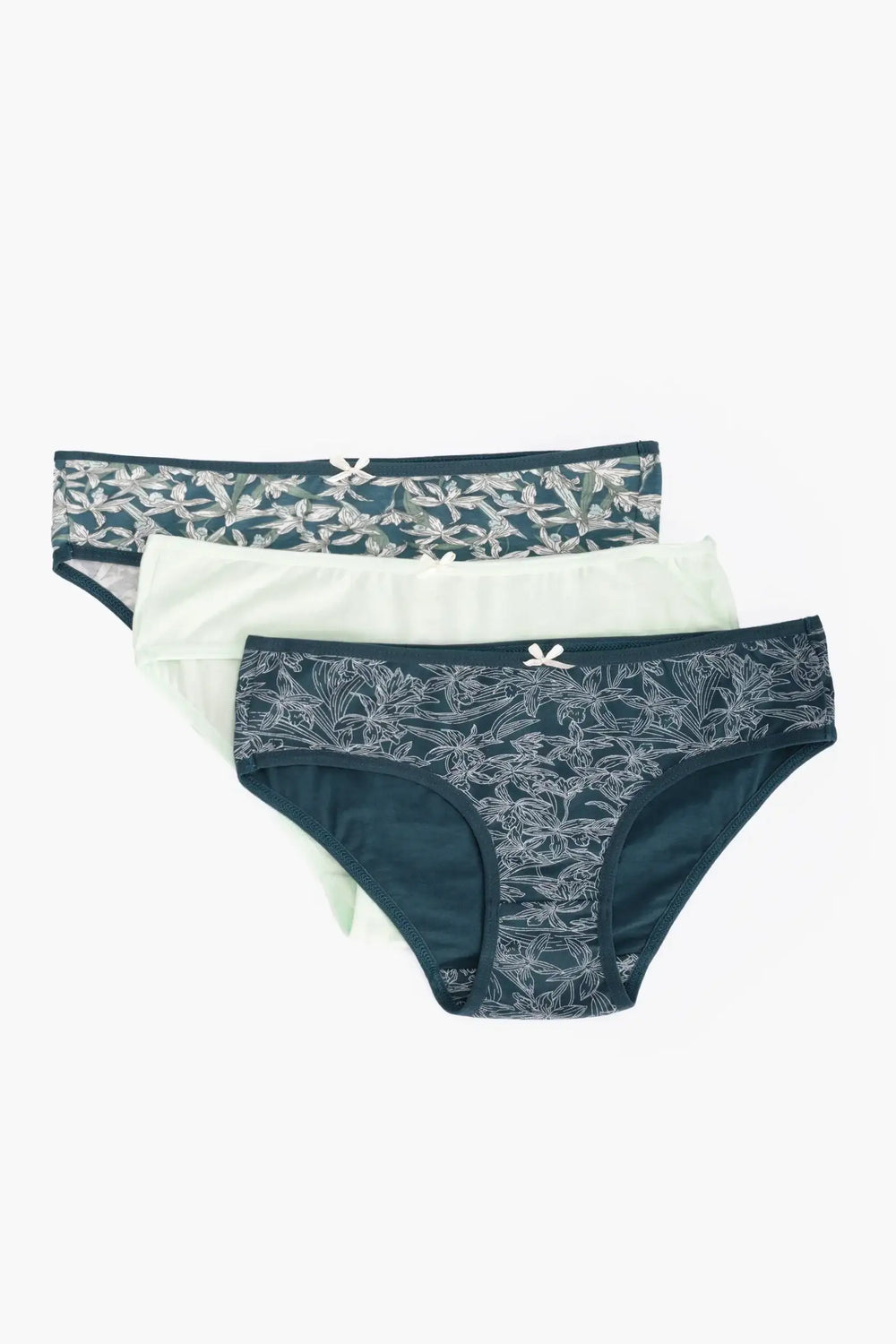 مجموعة من 3 بانتي بيكيني ملون