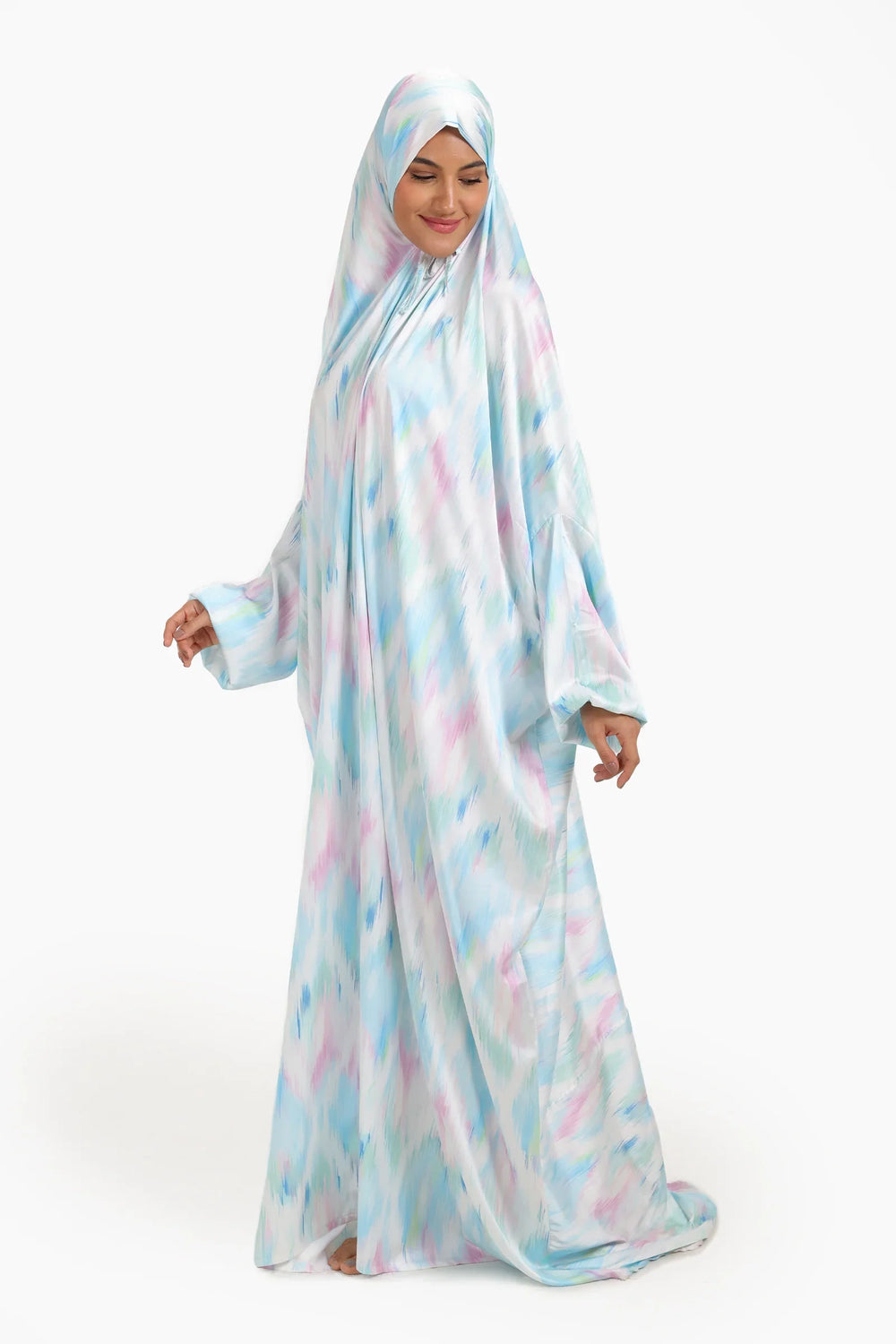 إسدال صلاة ساتان ملون