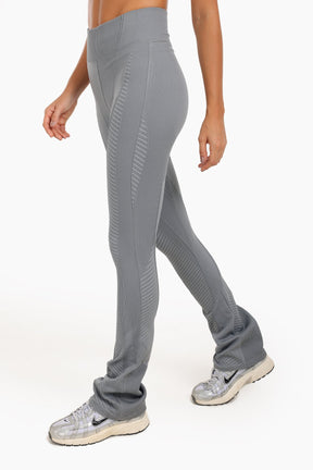 Textured High-Waist Sports Pants