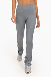 Textured High-Waist Sports Pants