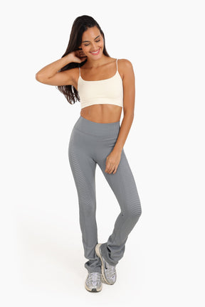 Textured High-Waist Sports Pants