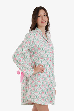 Bow-Sleeve Night Shirt