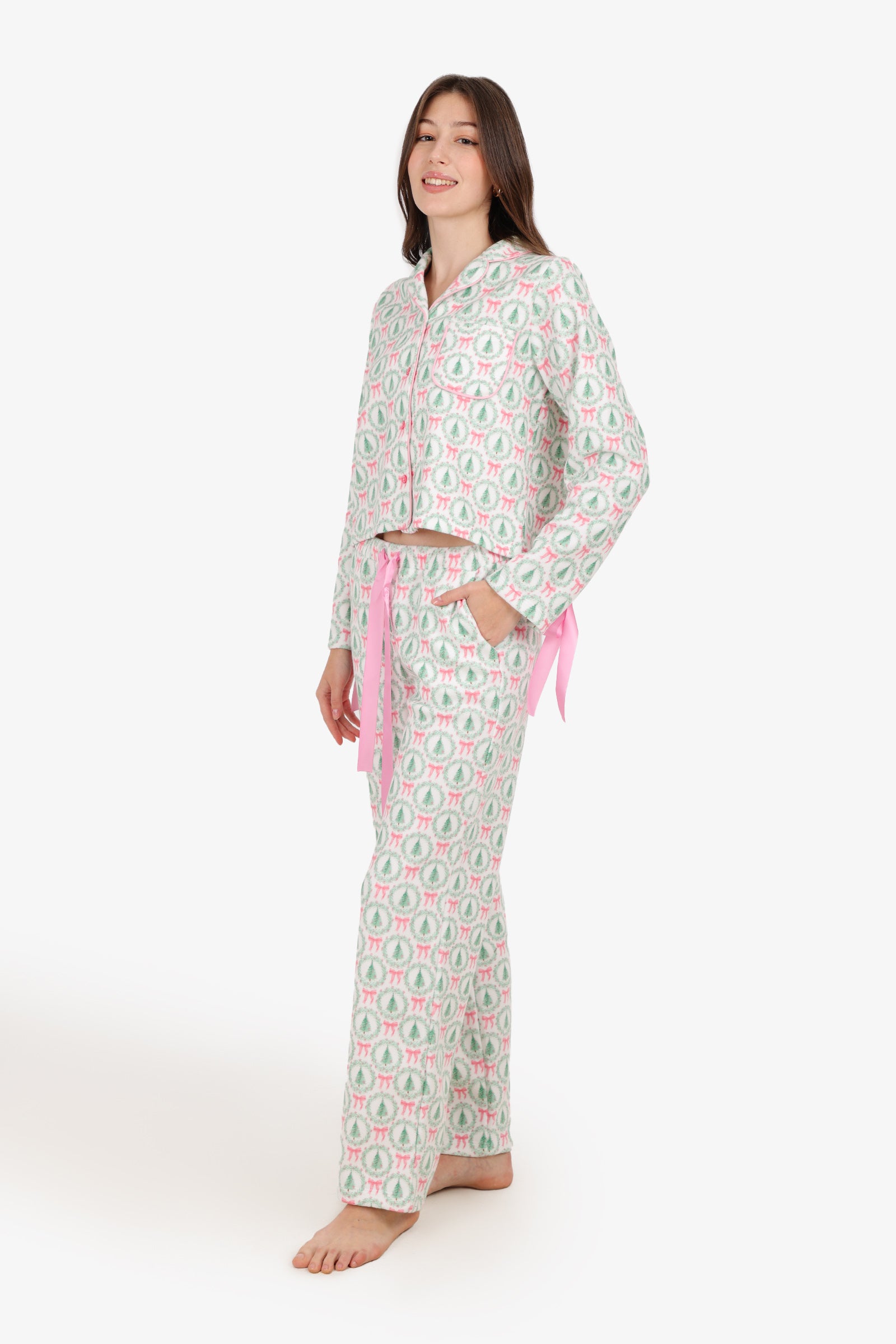 Velvet Christmas Pyjama Set