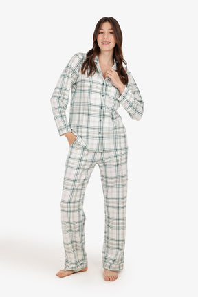 Checked Pattern Pyjama Set