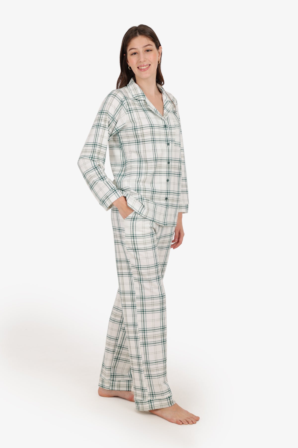 Checked Pattern Pyjama Set