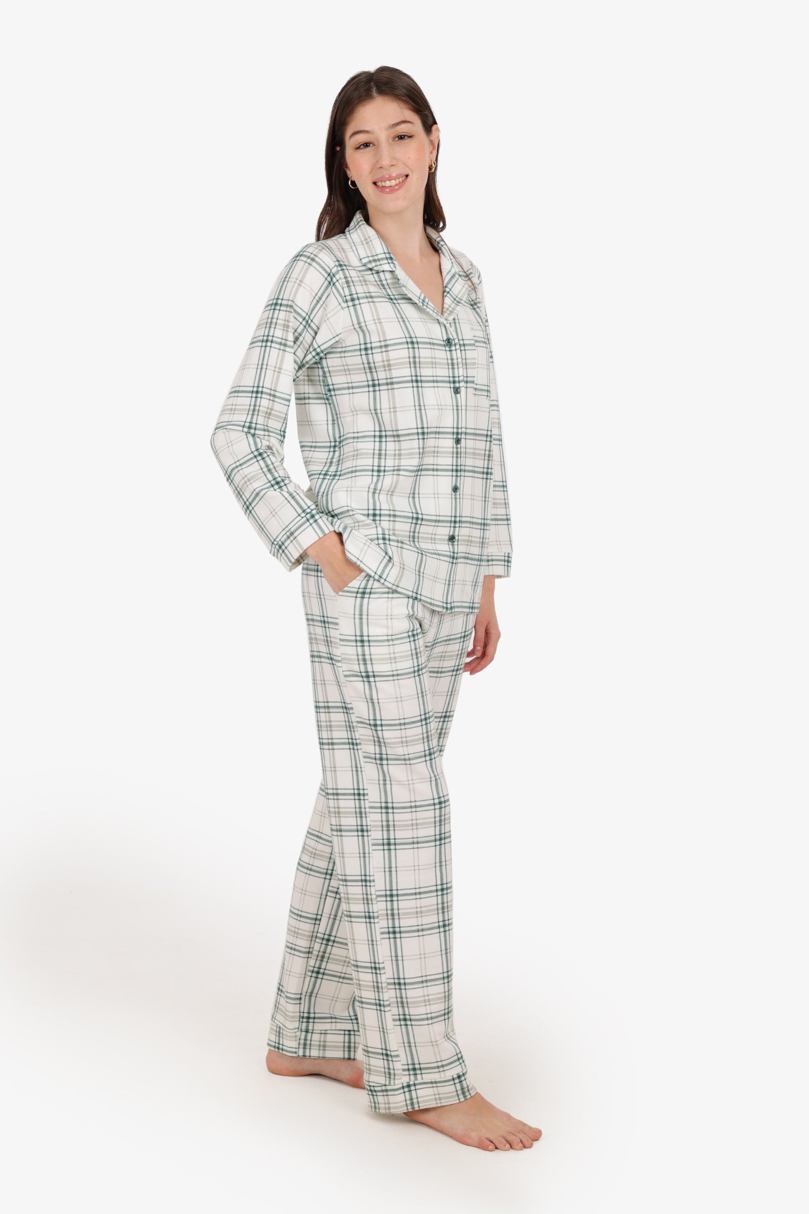 Checked Pattern Pyjama Set