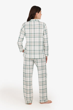 Checked Pattern Pyjama Set