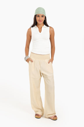 Seamless Polo Collar Top