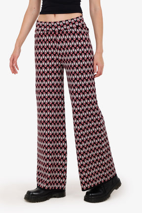 بنطلون مريح بنقشة ذاتية