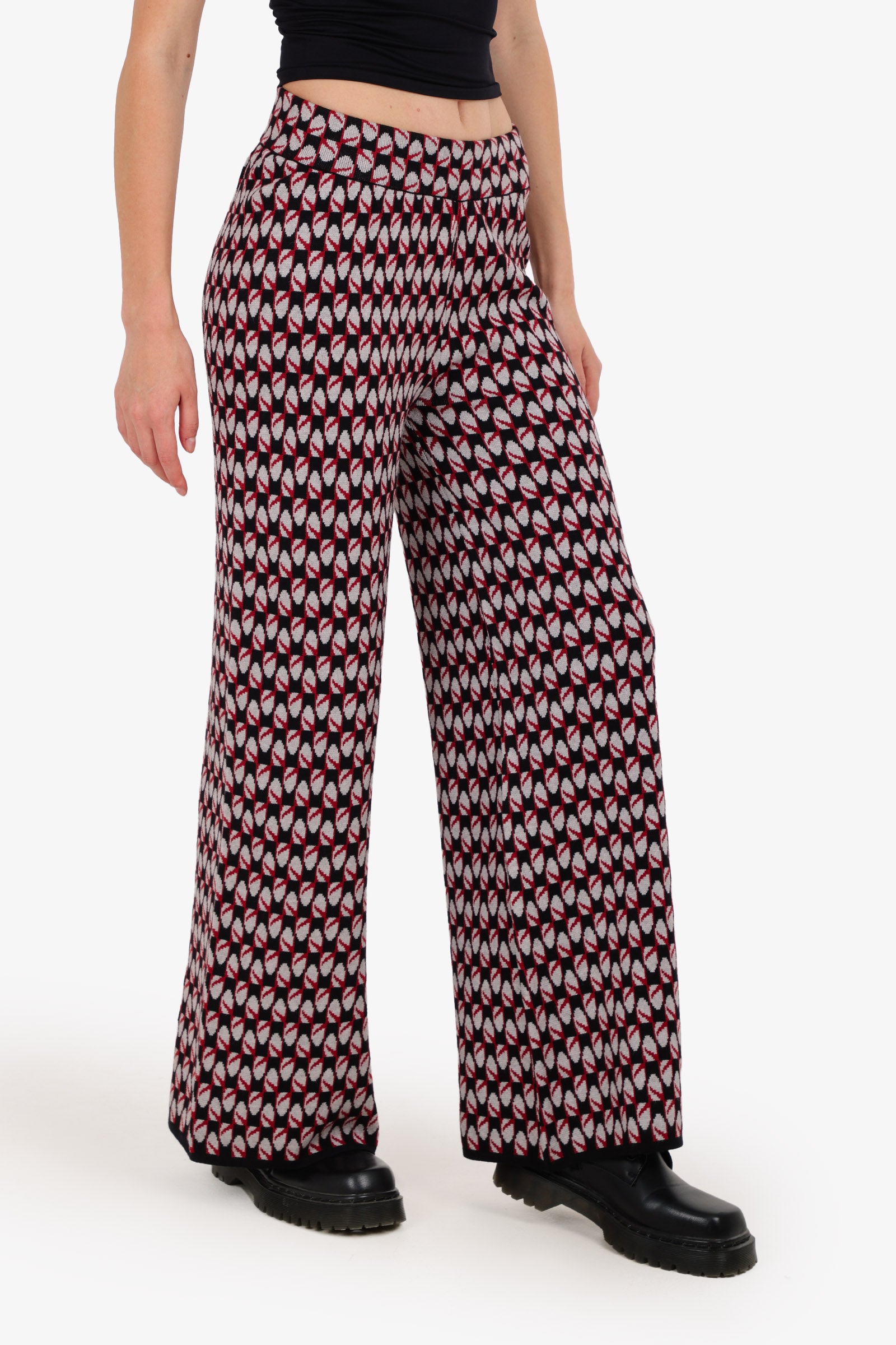 بنطلون مريح بنقشة ذاتية