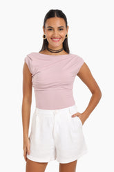 Boat Neck Slim Fit Top