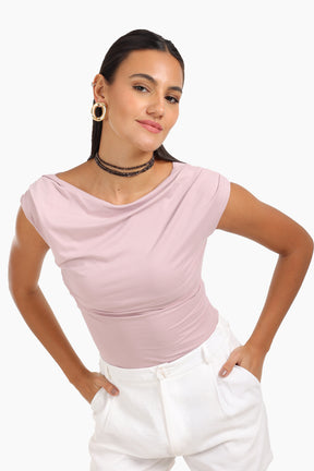 Boat Neck Slim Fit Top