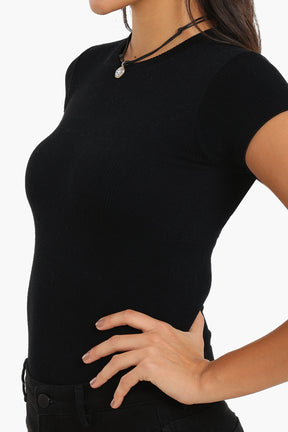 Slim Fit Ribbed Top