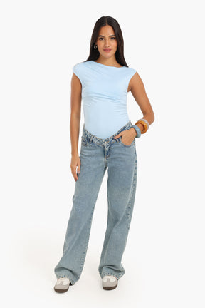 Ruched Side Sleeveless Top