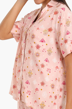 Printed Breathable Pyjama Set