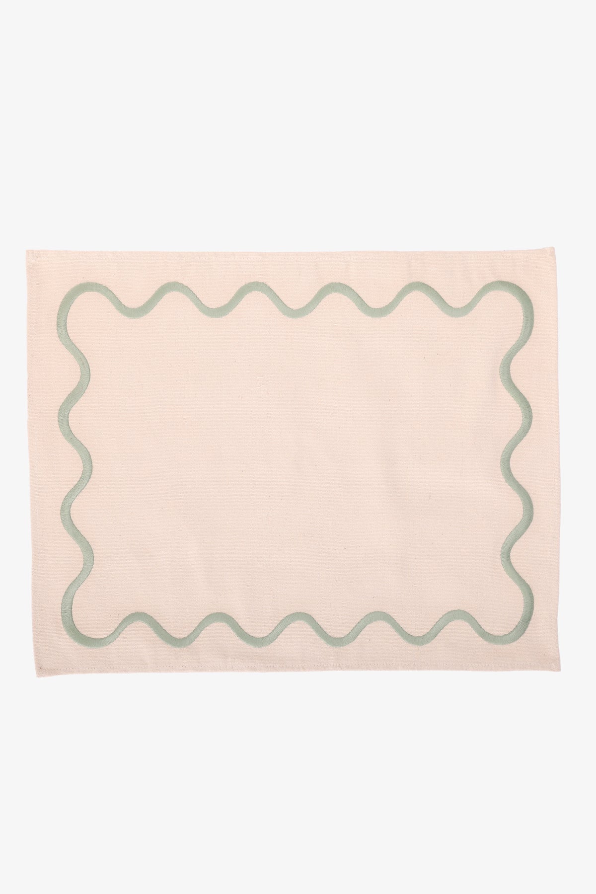 Placemat with Wiggle Pattern