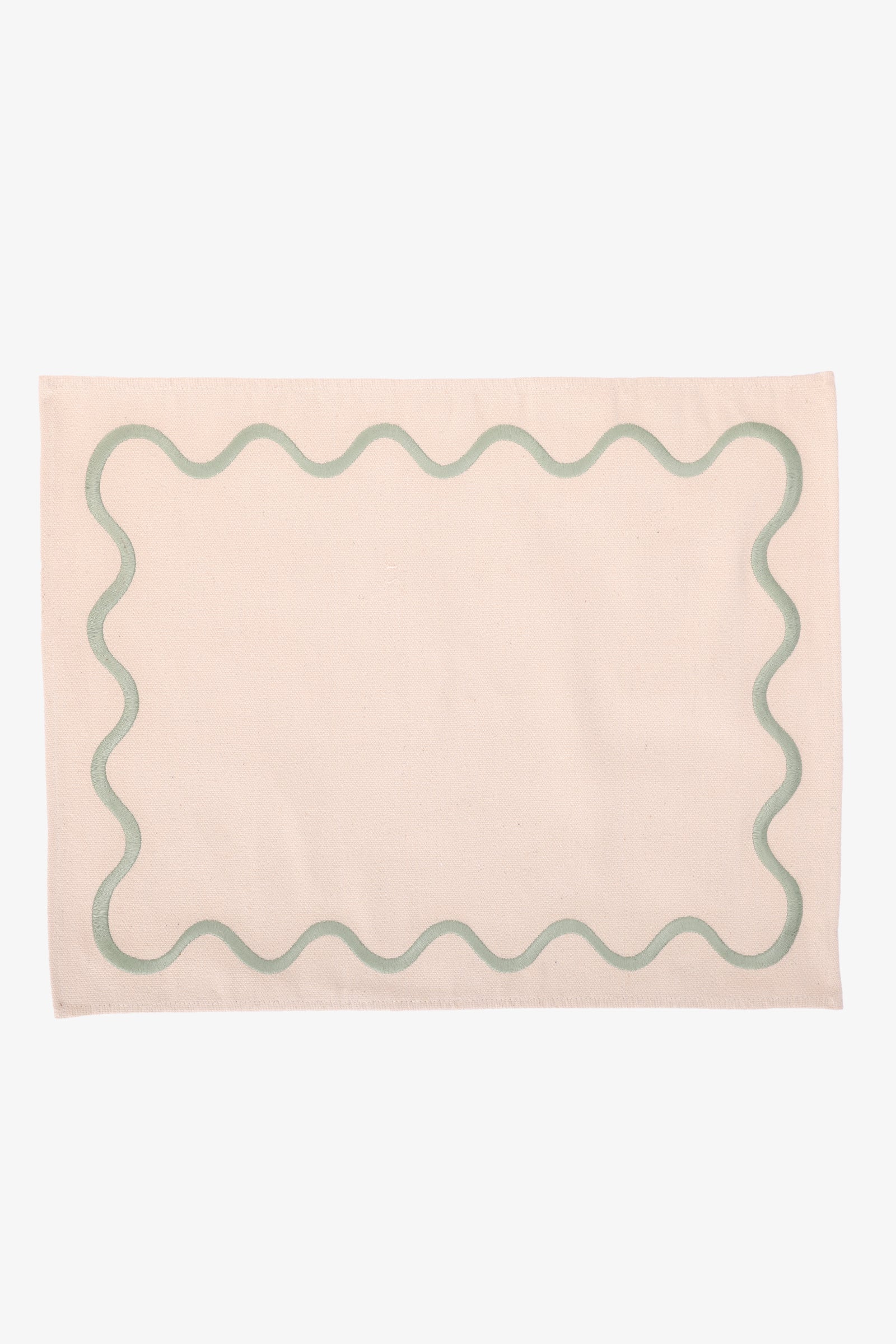 Placemat with Wiggle Pattern