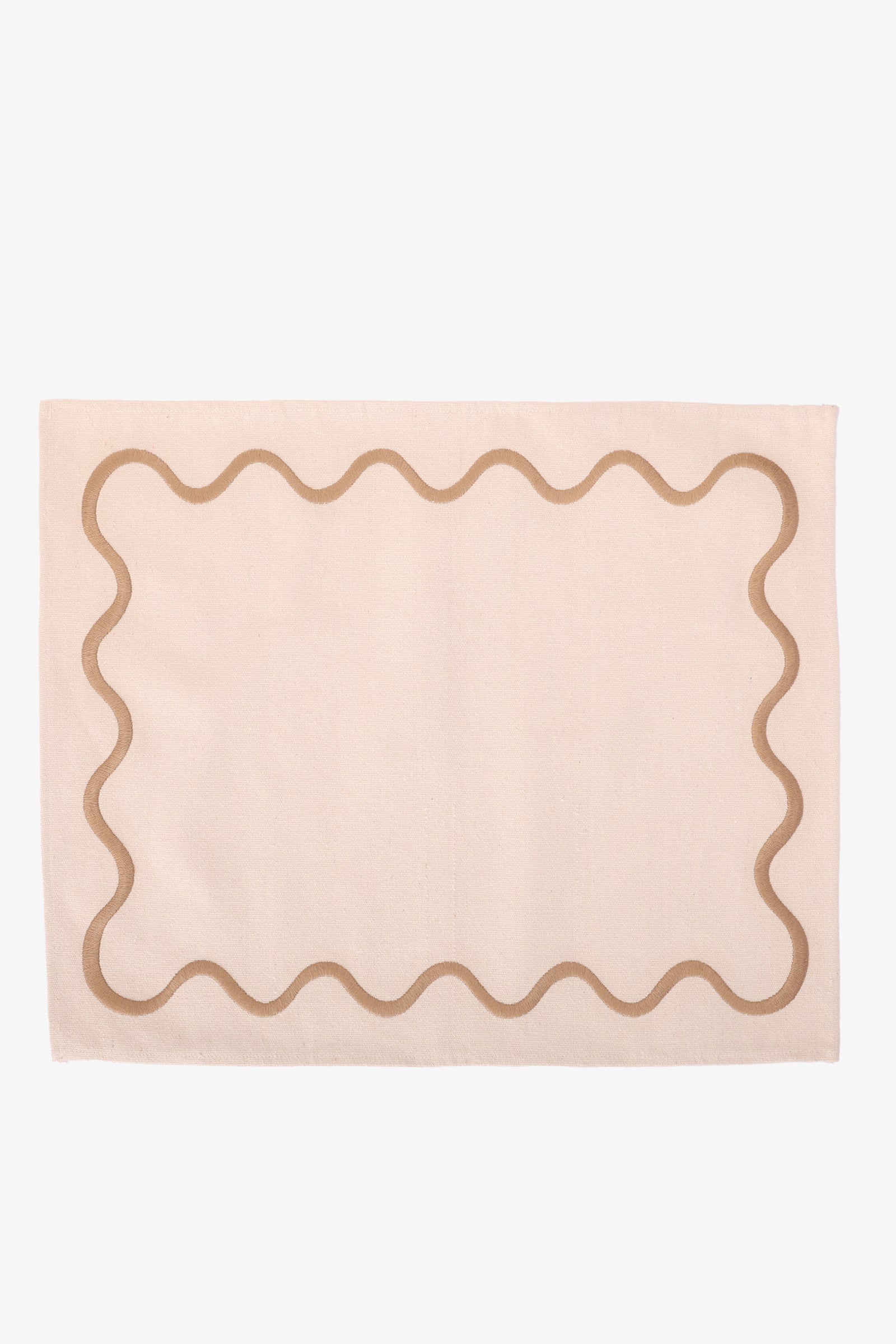 Placemat with Wiggle Pattern
