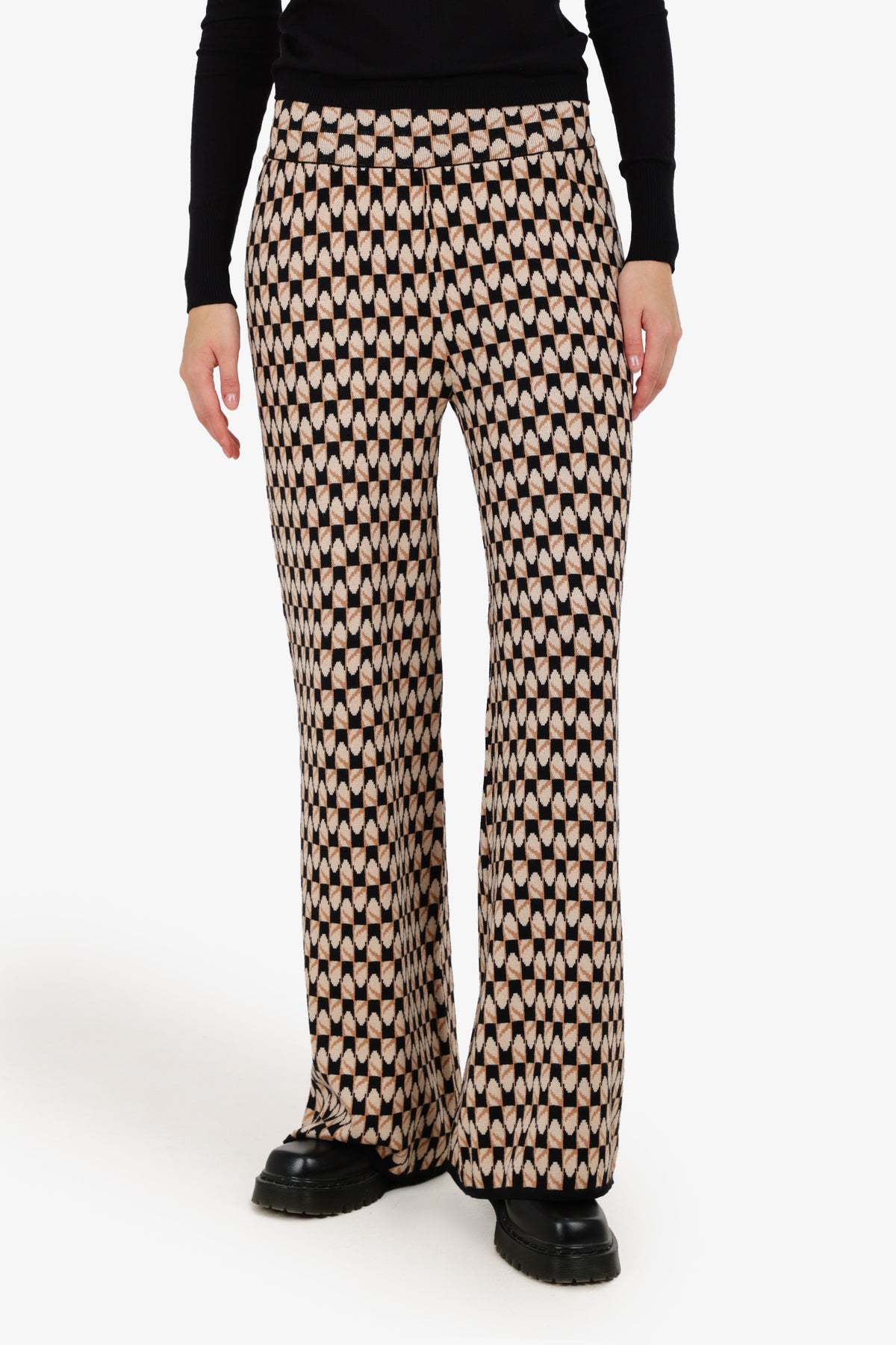 بنطلون مريح بنقشة ذاتية