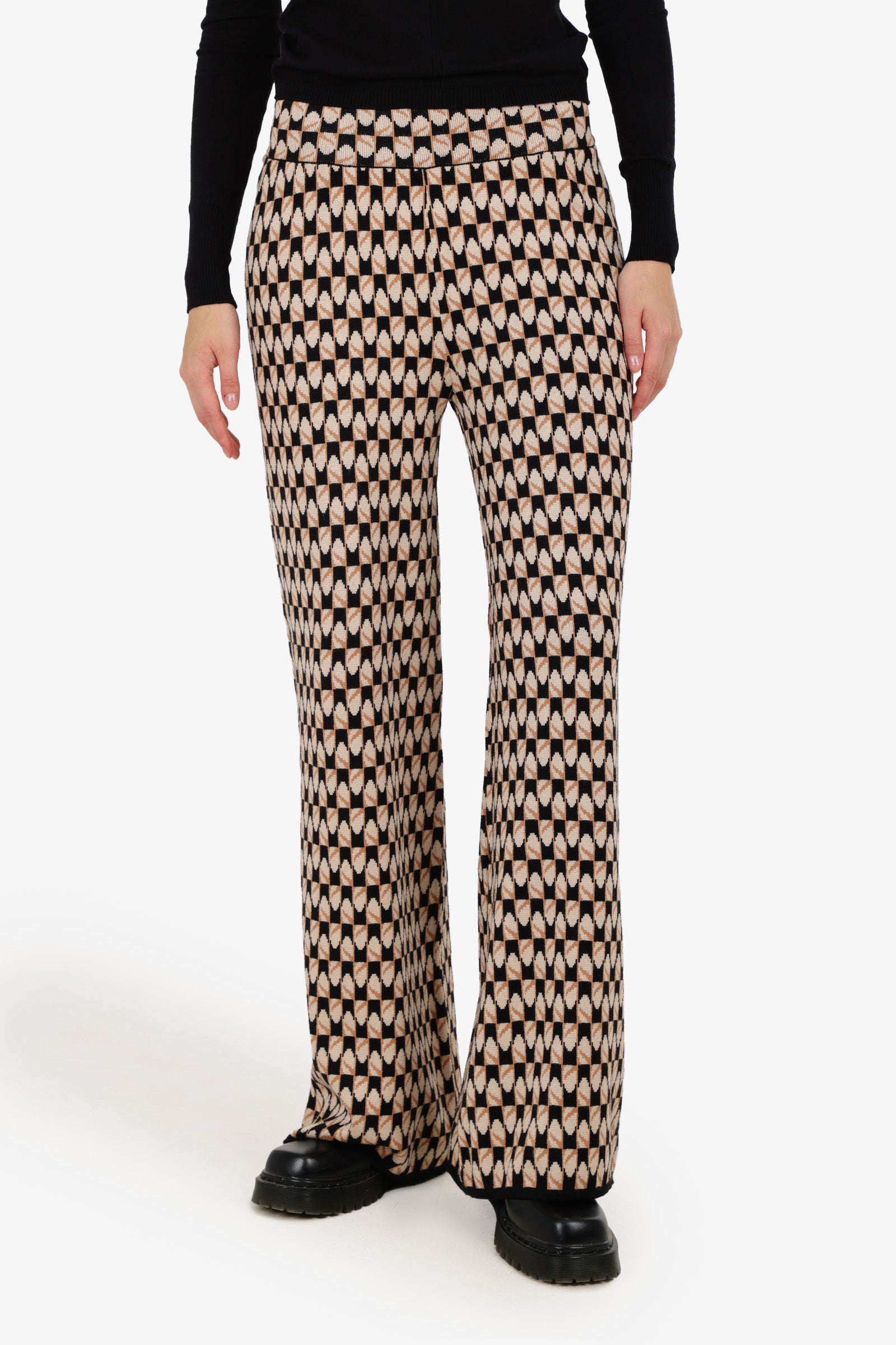 بنطلون مريح بنقشة ذاتية